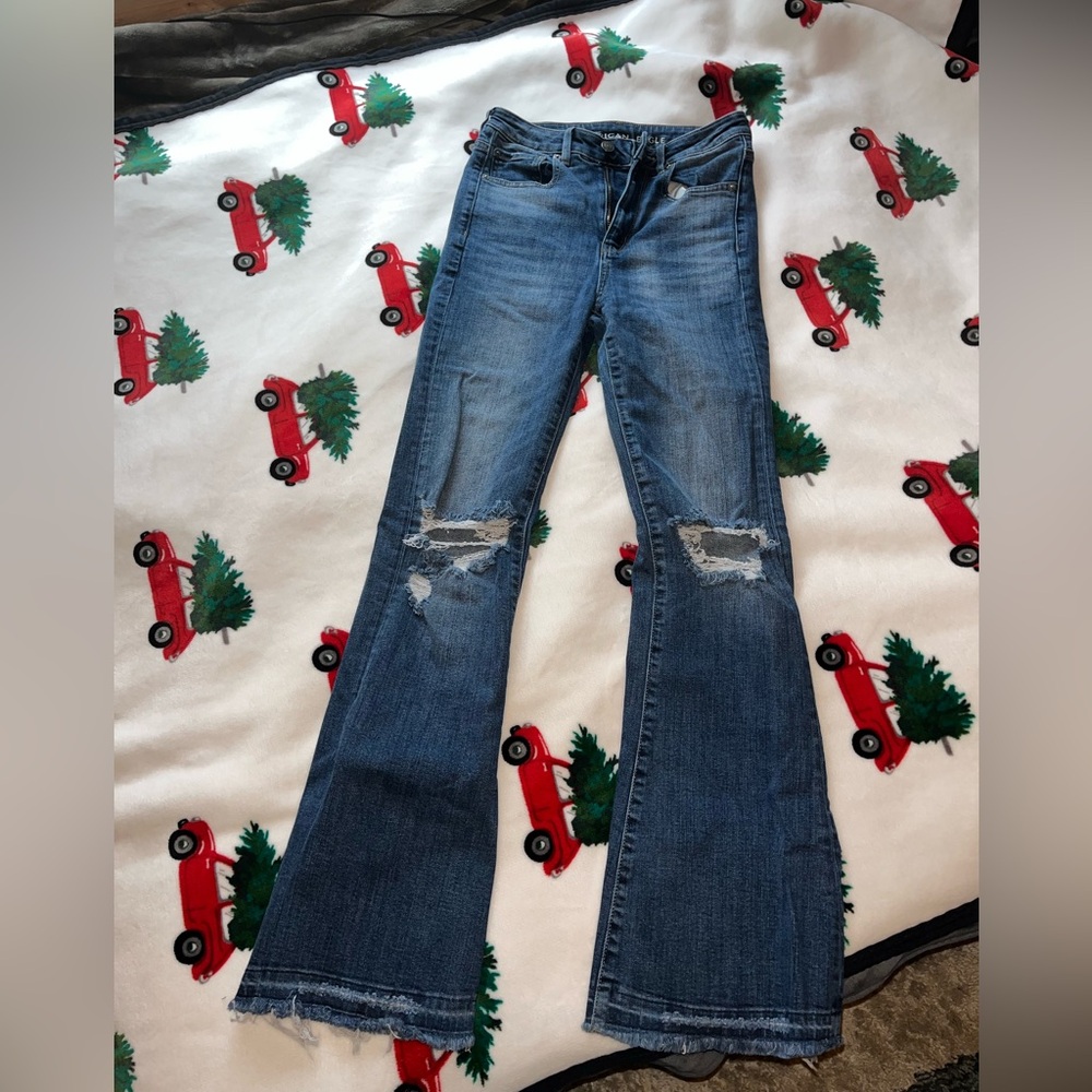 American eagle flare jeans